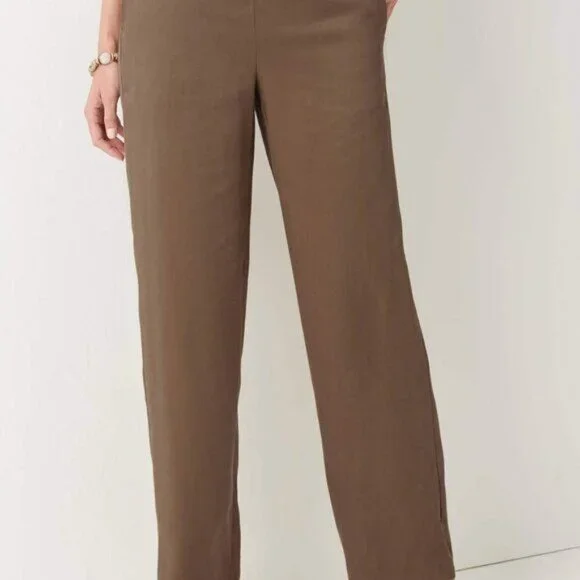 JJill Pure Jill NWOT Draped Wide Leg Pants in Shale (Size 2XL) - Picture 1 of 9